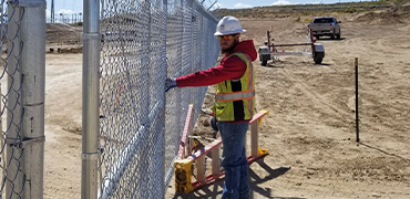 Fencing work service